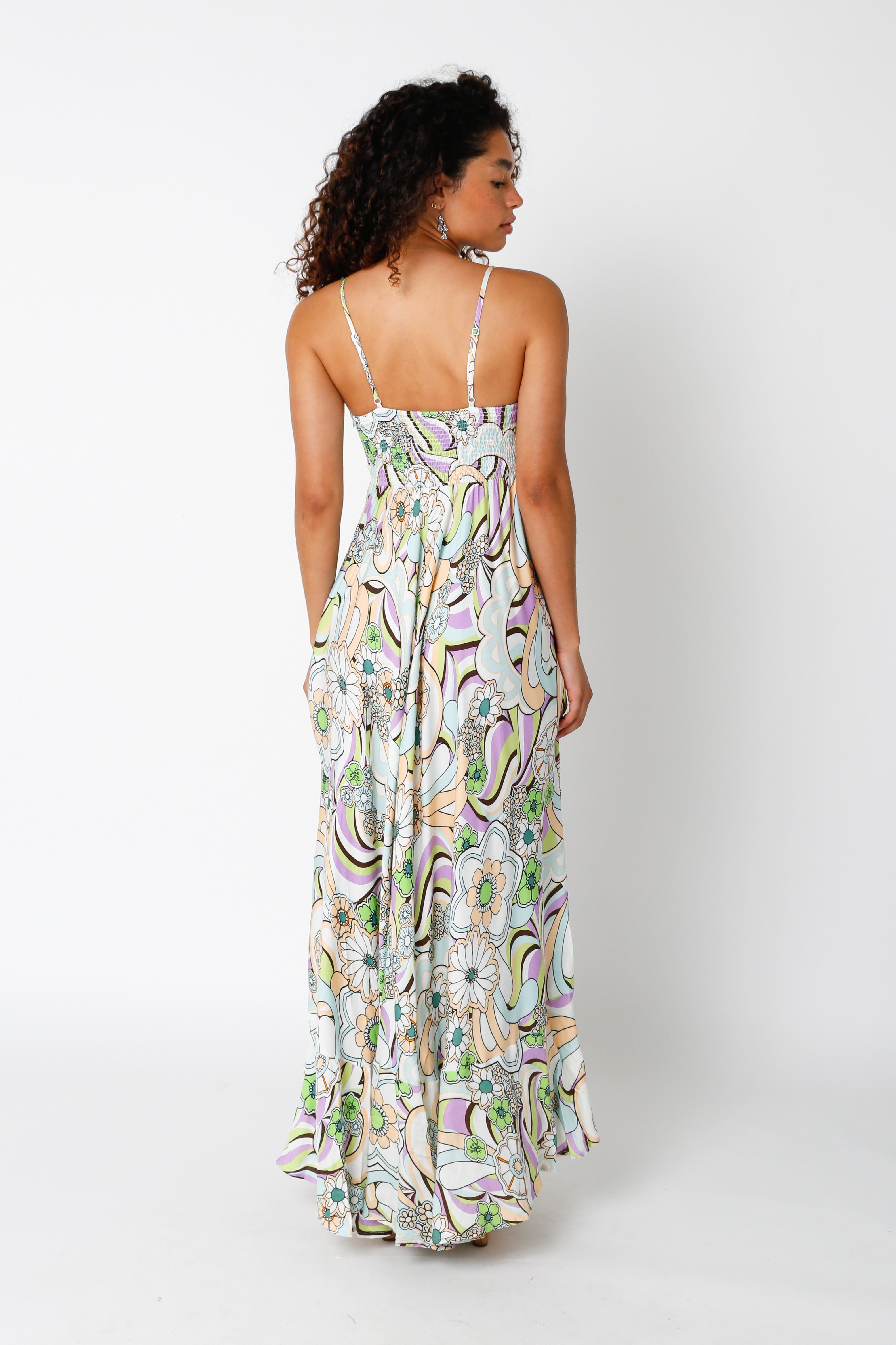 Disco Floral Maxi