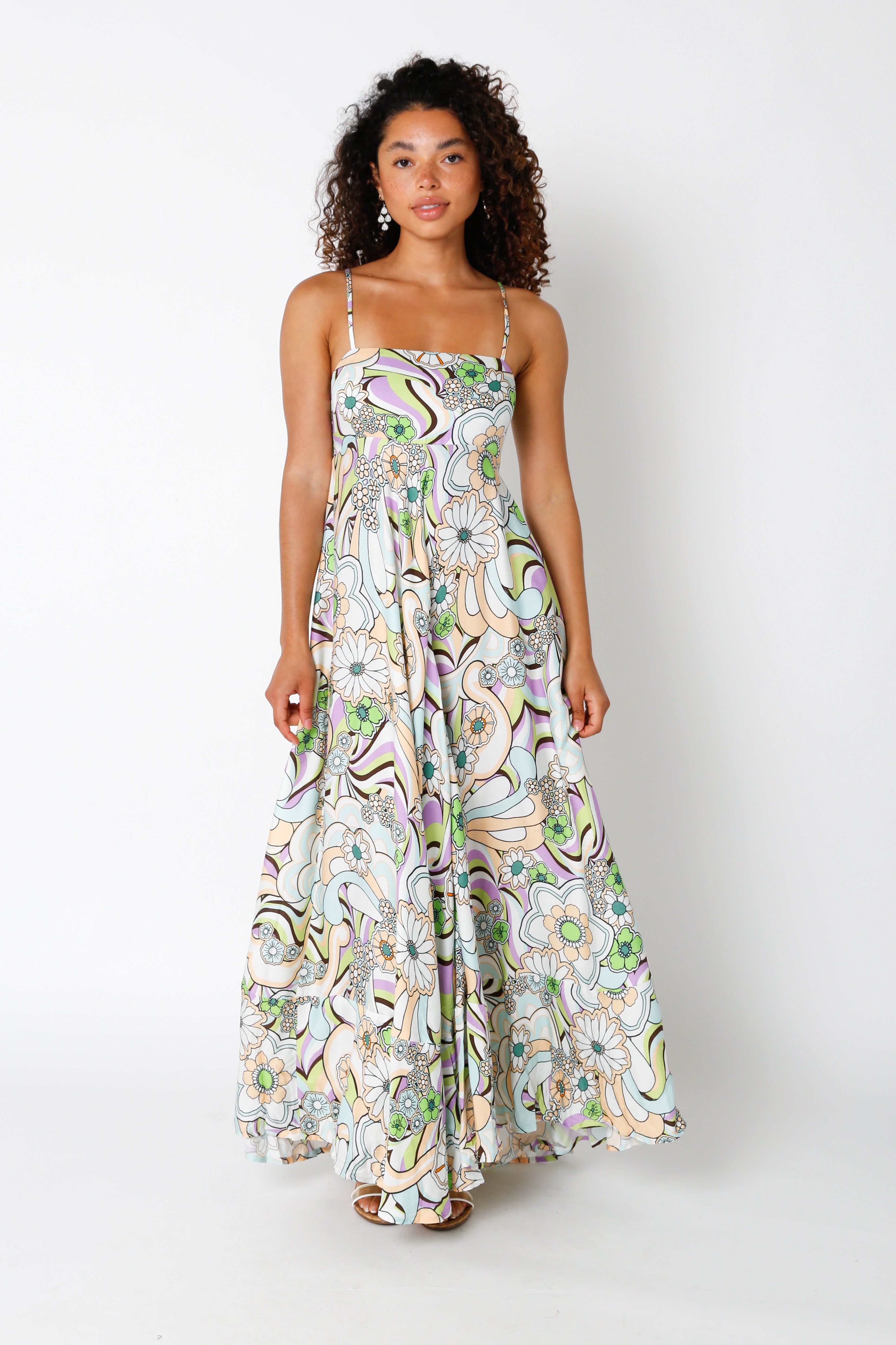 Disco Floral Maxi