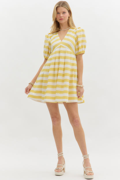 Yellow Striped Mini