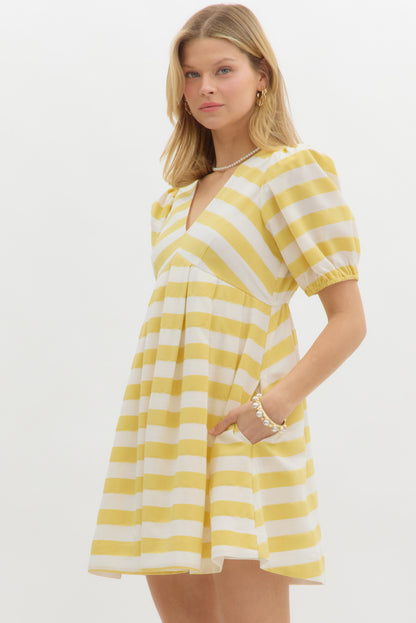 Yellow Striped Mini