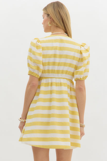 Yellow Striped Mini