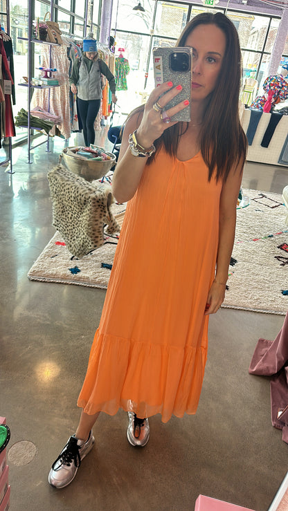 Lynda silk maxi dress