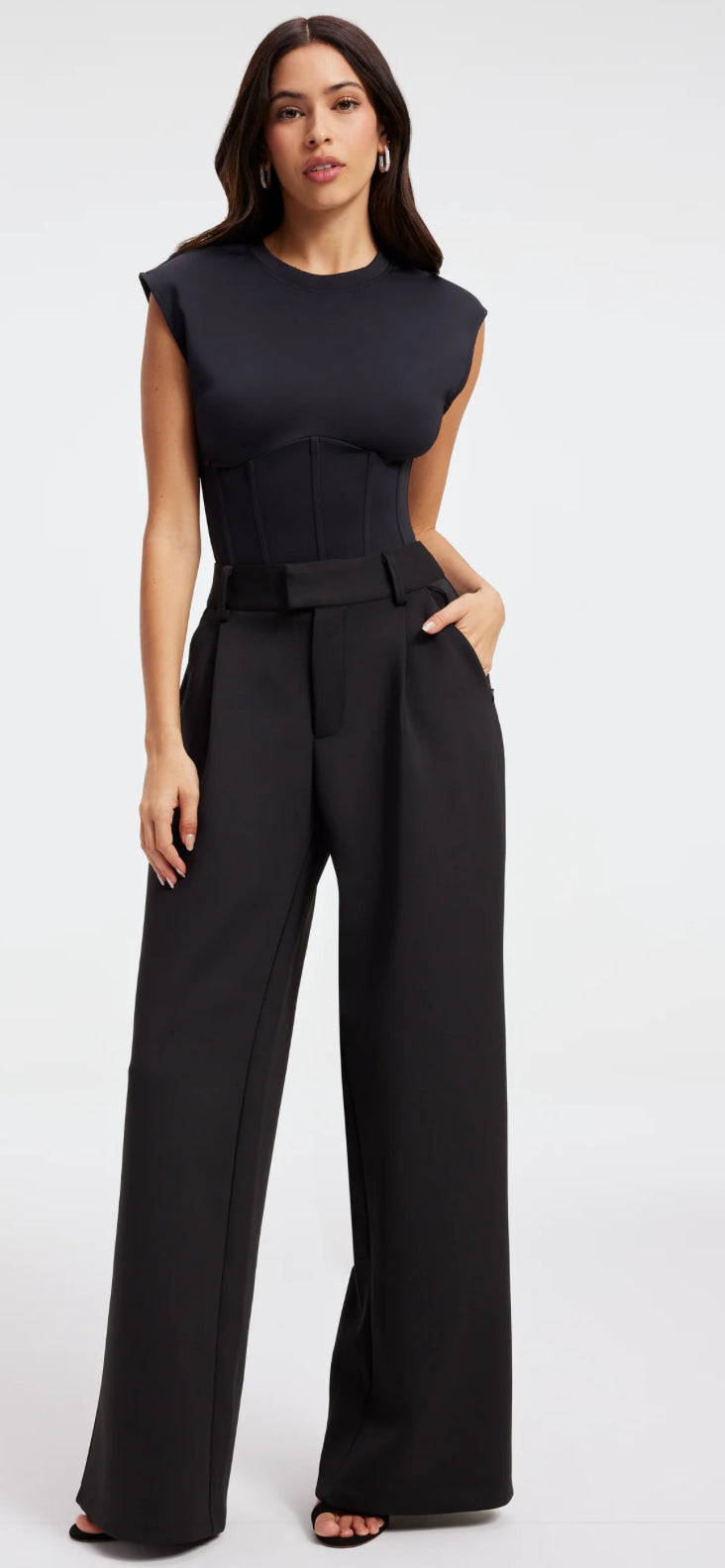 Scuba Pleated Trouser