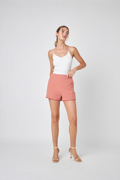 Rickrack Edge Short