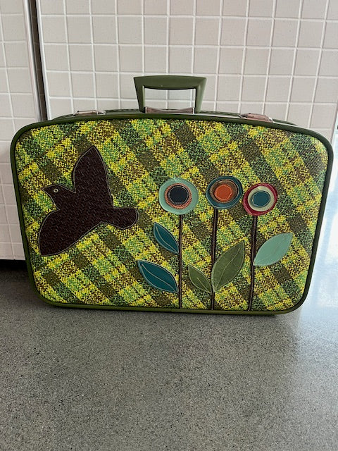 Vinyl Birdie Suitcase