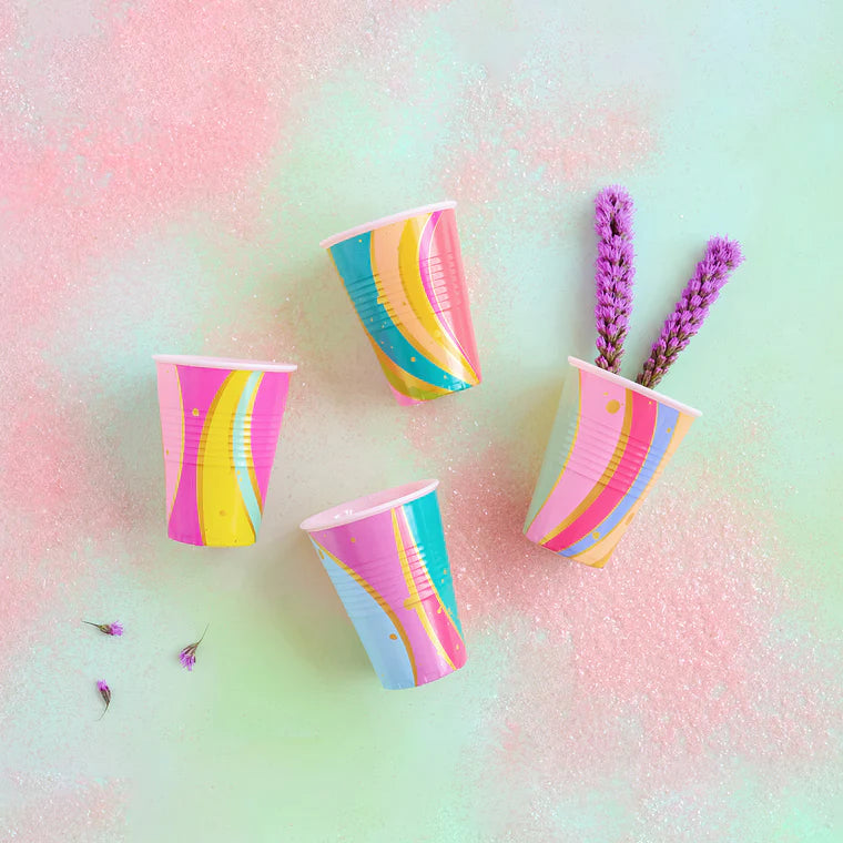 Glitterville Rainbow Cups