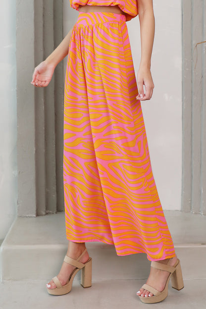 Sunset Safari Wide-Leg Pants