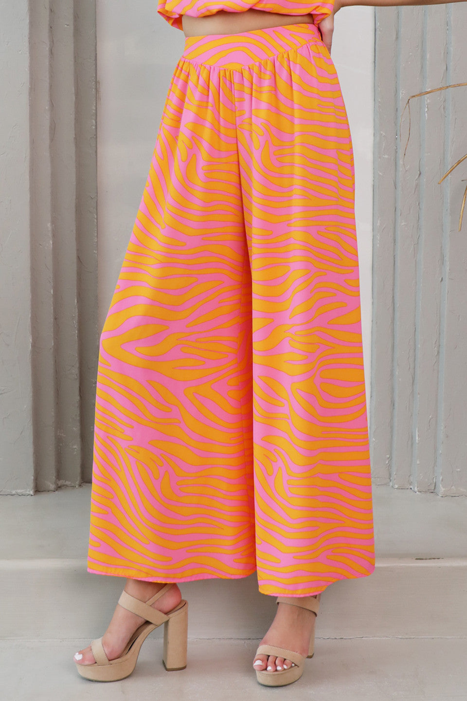 Sunset Safari Wide-Leg Pants