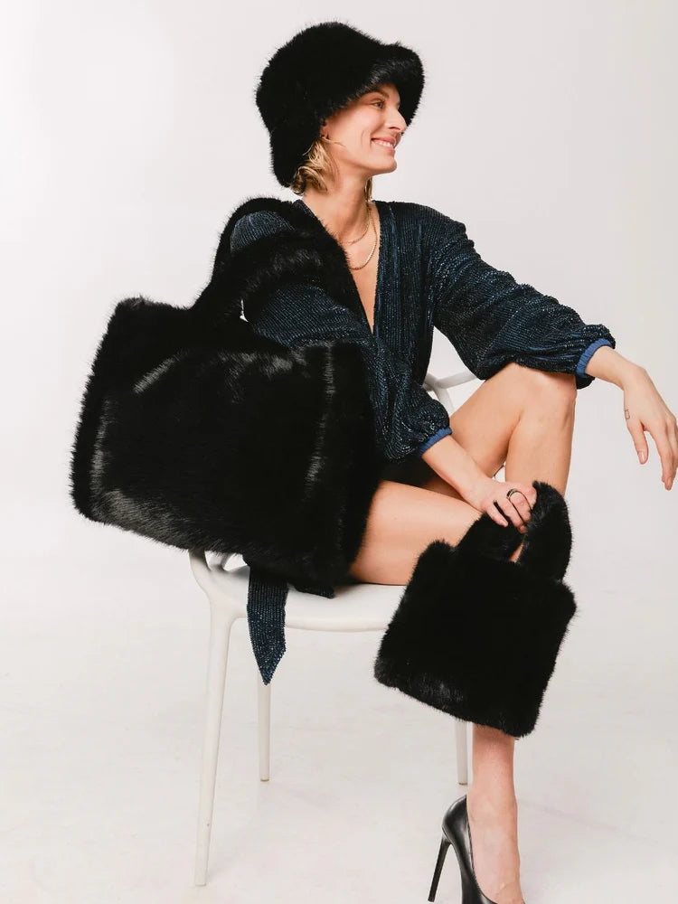 Oversized Fur Tote