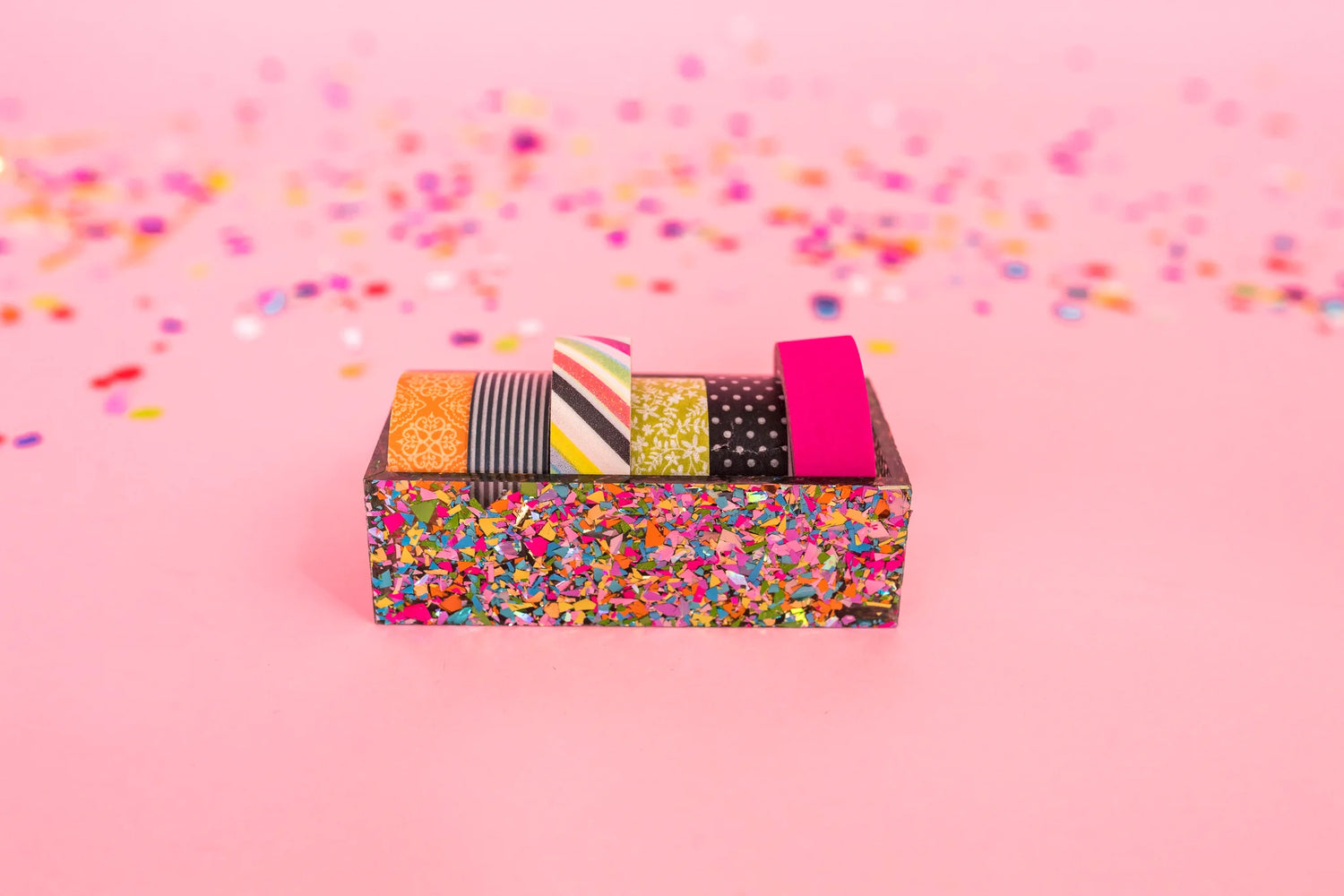 Confetti Business Card Holder