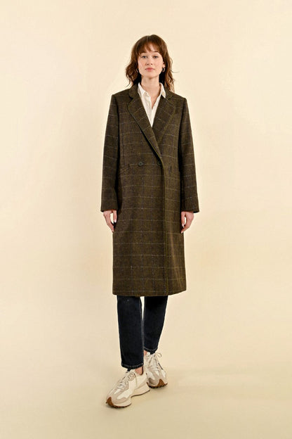 The Long Plaid Coat