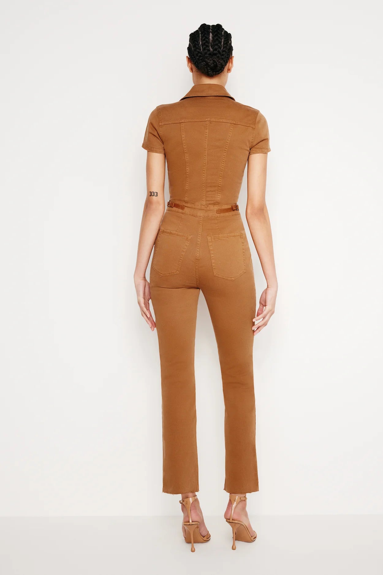 Cocoa Zippered Jumpsuit