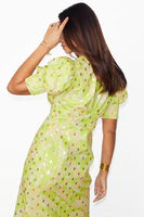 Lime Mosaic Lindos Dress