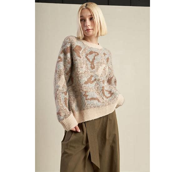 jacquard Pullover Sweater