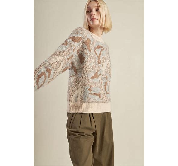 jacquard Pullover Sweater